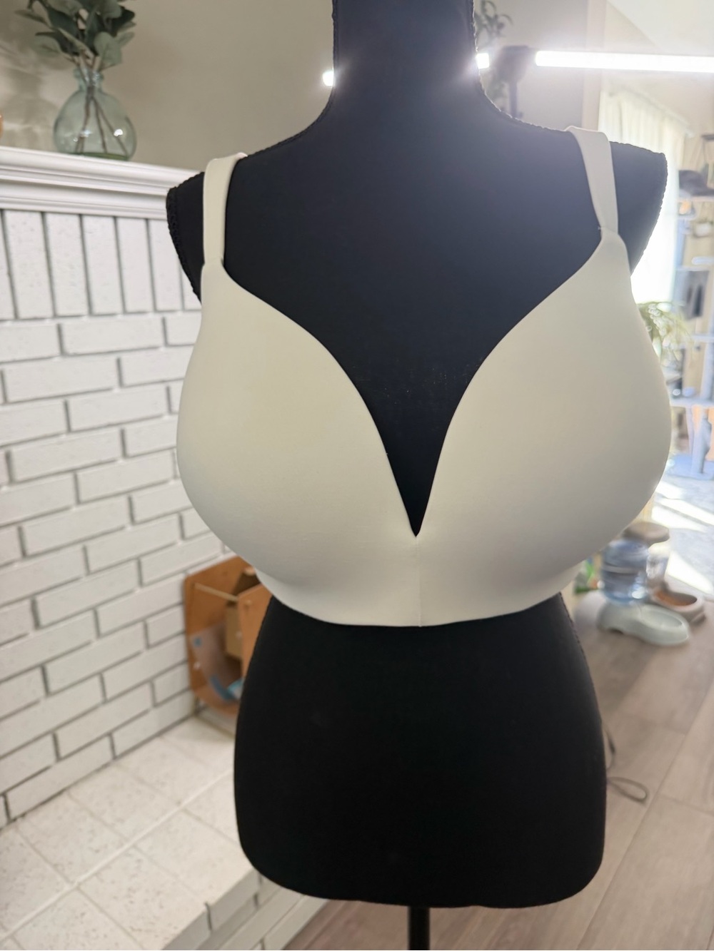 Cacique Smooth Plunge Bra in Ivory